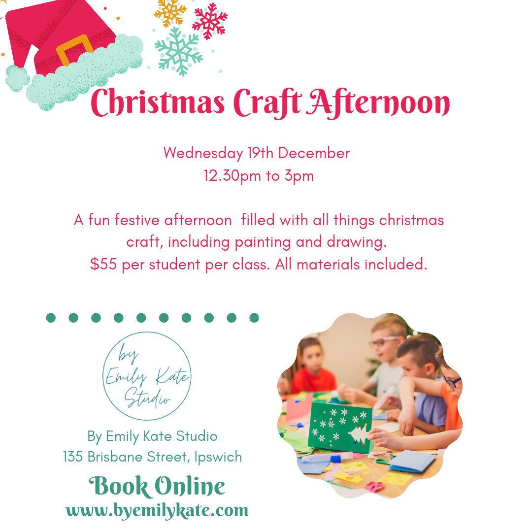 8. Christmas Craft Afternoon Wednesday 20th Dec 12:30pm to 3pm