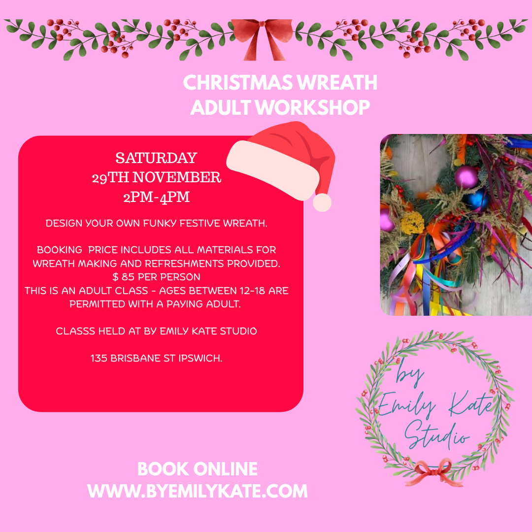 CHRISTMAS WREATH ADULT WORKSHOP
