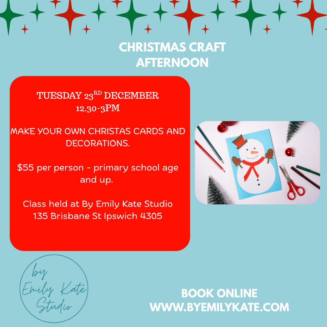 TUESDAY 23RD DEC - 12.30 - 3PM - CHRISTMAS CRAFT AFTERNOON