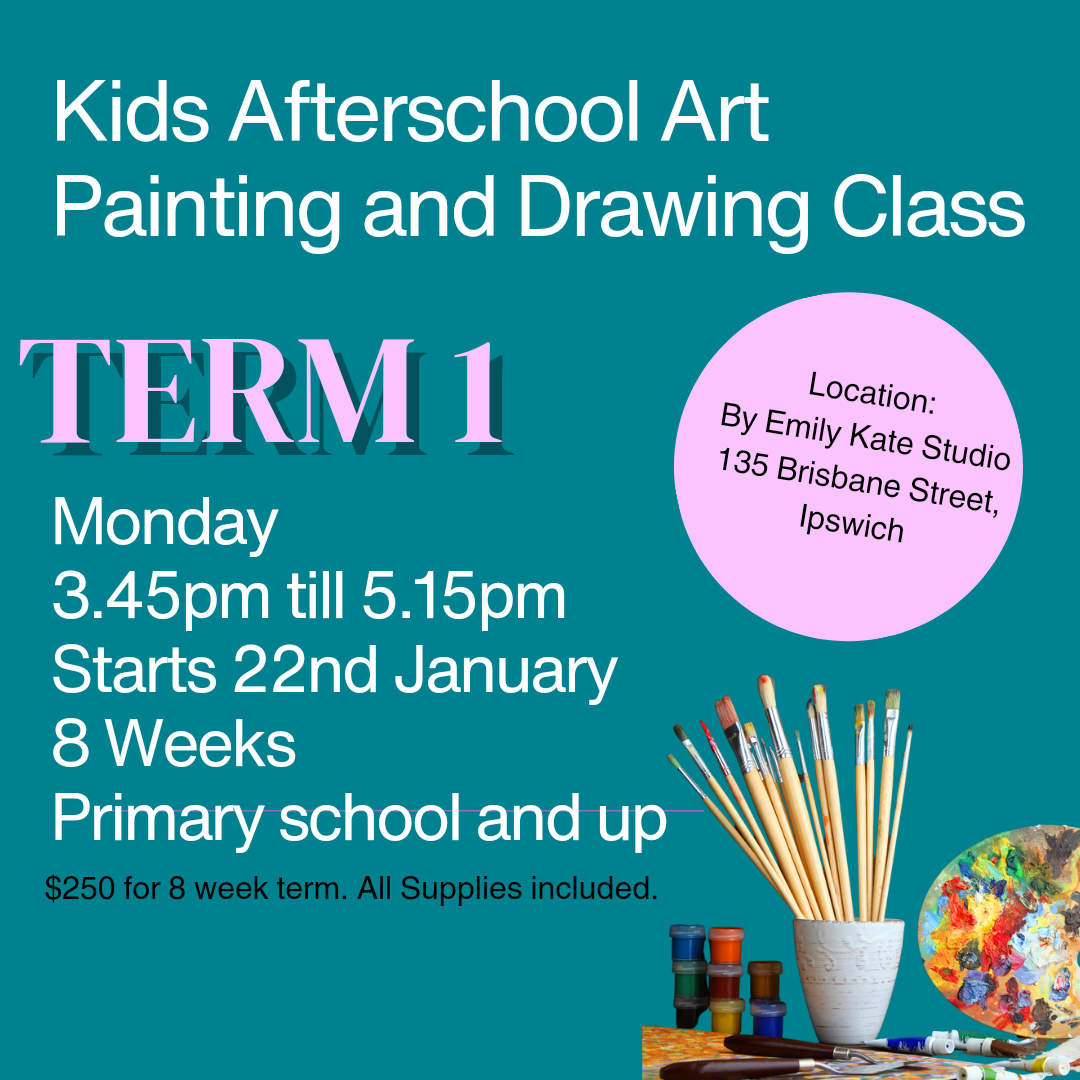 After School Kids Painting and Drawing Art Class Monday Term 1 2024