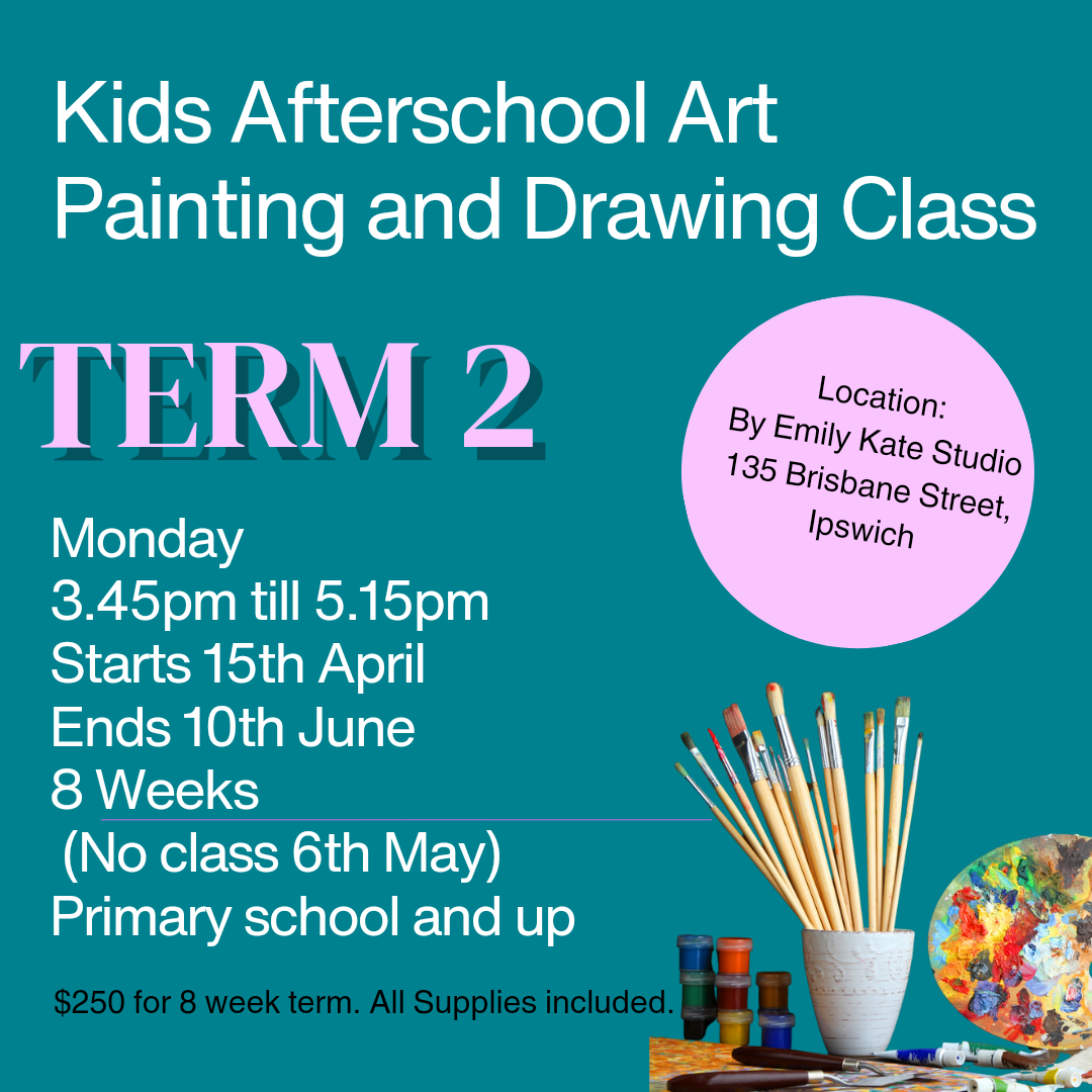 After School Kids Painting and Drawing Art Class Monday Term 2 2024