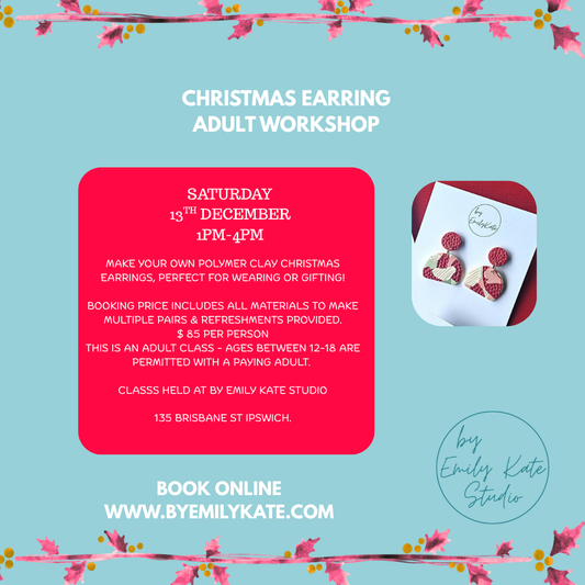 CHRISTMAS EARRING WORKSHOP