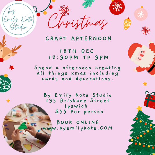 6.  Christmas Craft Afternoon Wed 18th Dec 12:30pm to 3pm