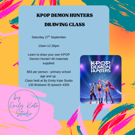 NEW DATE - SATURDAY 27TH SEPTEMBER - KPOP DEMON HUNTERS DRAWING