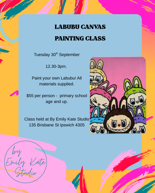 TUESDAY 30TH SEPTEMBER -12.30-3pm - LABUBU PAINTING CLASS