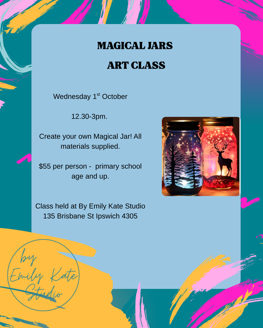 WEDNESDAY 1ST OCTOBER - 12.30-3PM - MAGICAL JAR MAKING