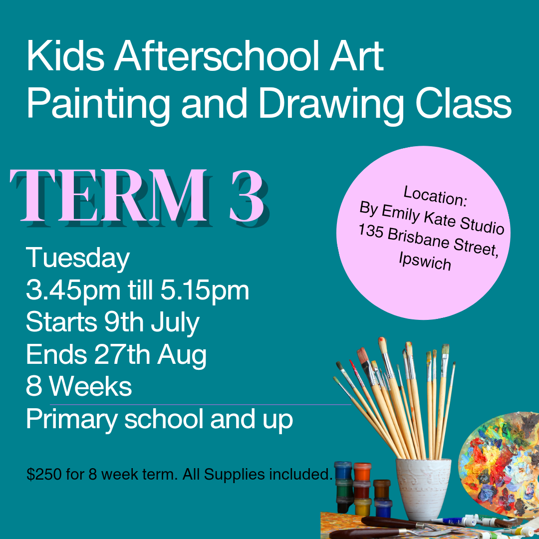 After School Kids Painting and Drawing Art Class Tuesday Term 3 2024