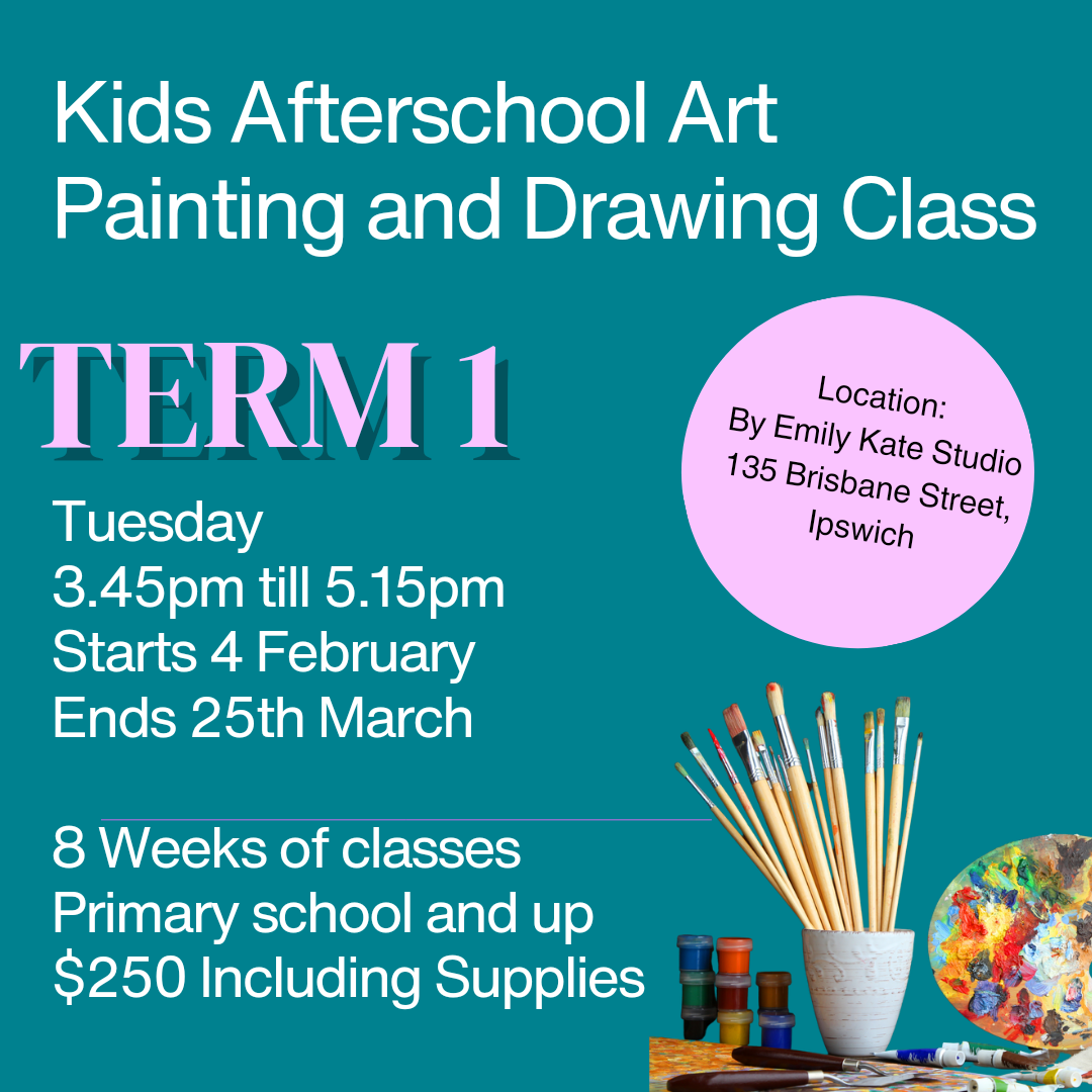 After School Kids Painting and Drawing Art Class Tuesday Term 1 2025