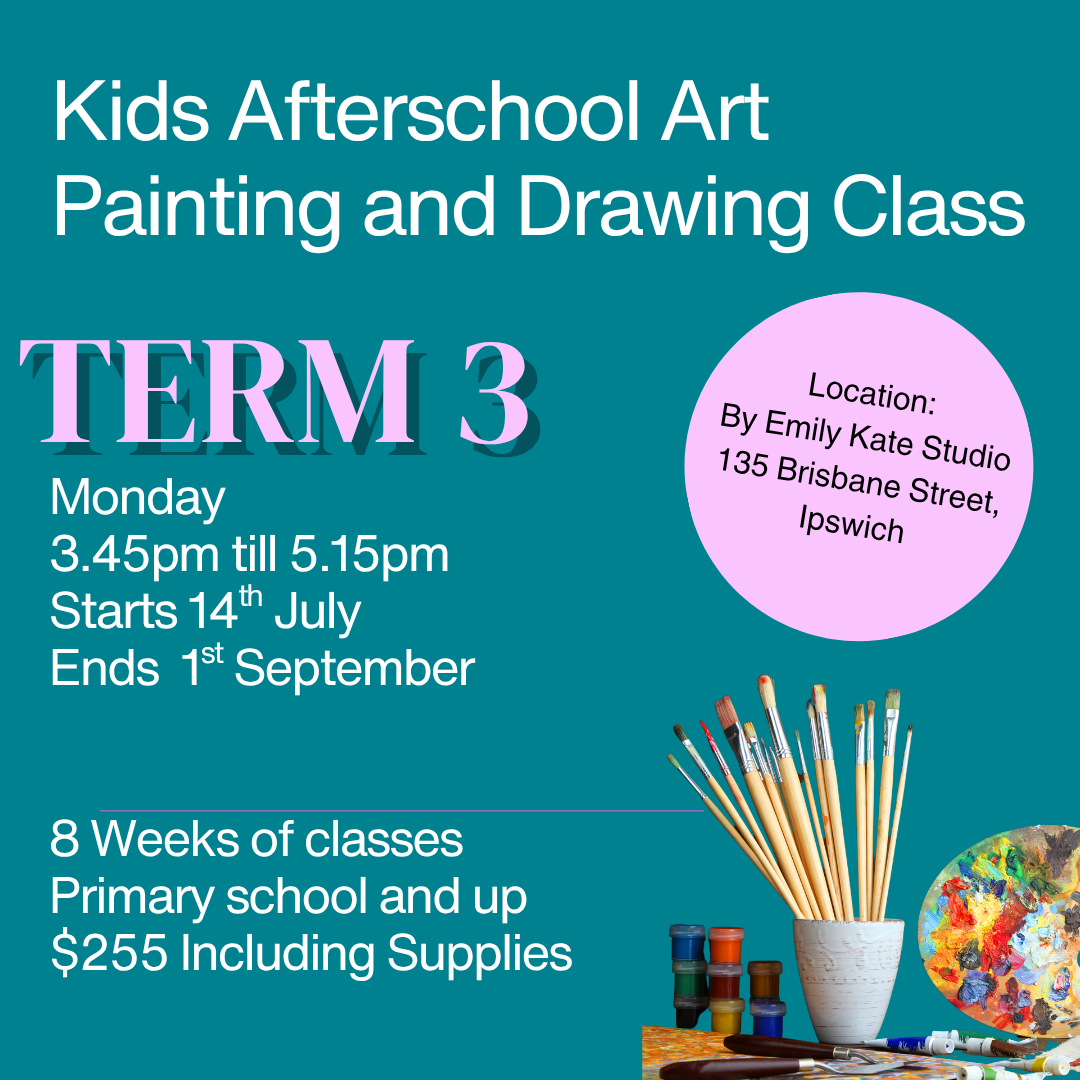 After School Kids Painting and Drawing Art Class Monday Term 3 2025