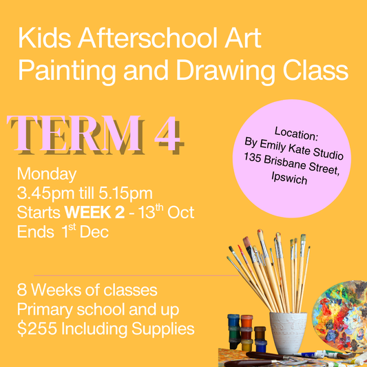 After School Kids Painting and Drawing Art Class Monday Term 4 2025