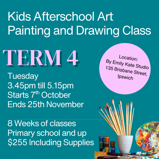 After School Kids Painting and Drawing Art Class Tuesday Term 4 2025