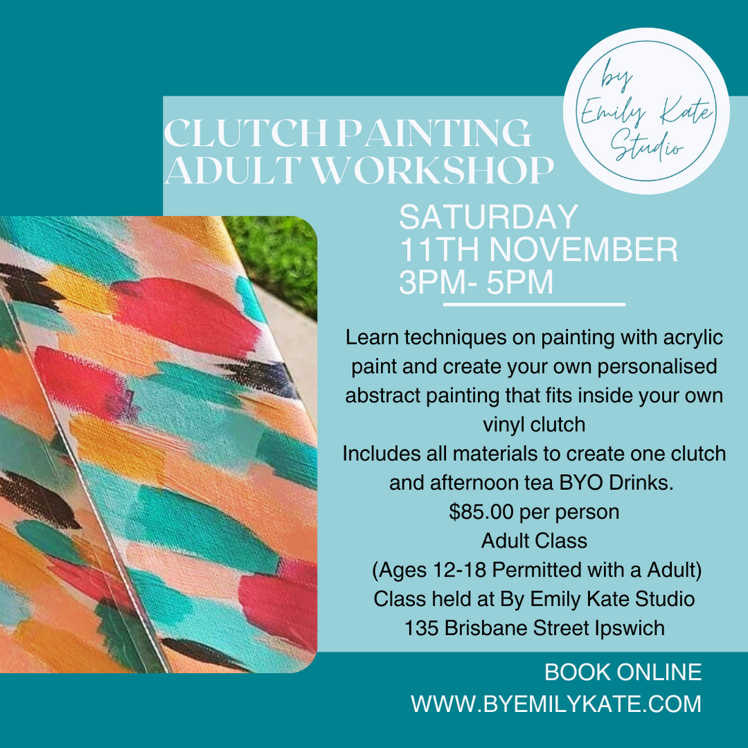 Clutch Painting Adult Workshop